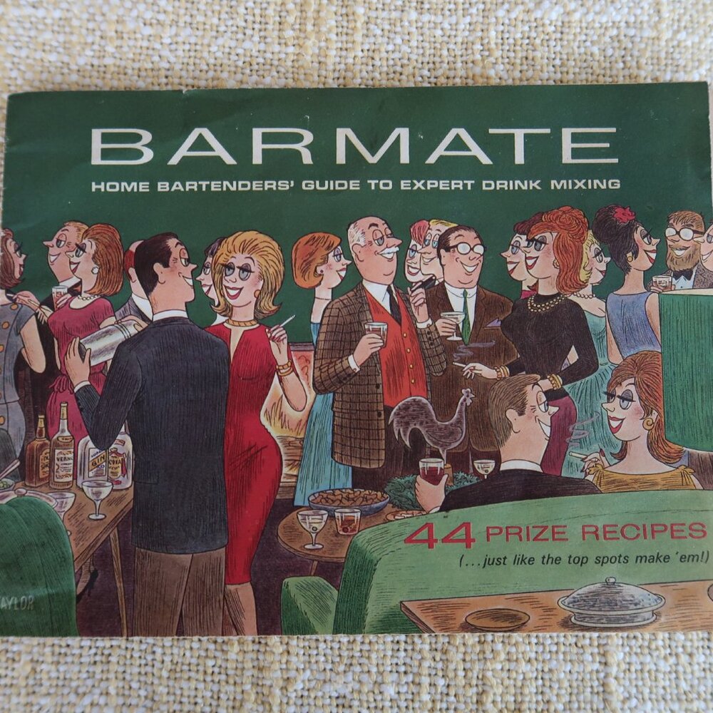 Vintage Soft Cover Booklet 1964 Southern Comfort Barmate Bartenders Guide